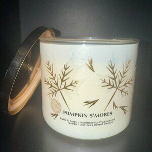 Pumpkin S'mores Candle Bath & Body Works/White Barn BBW NWT